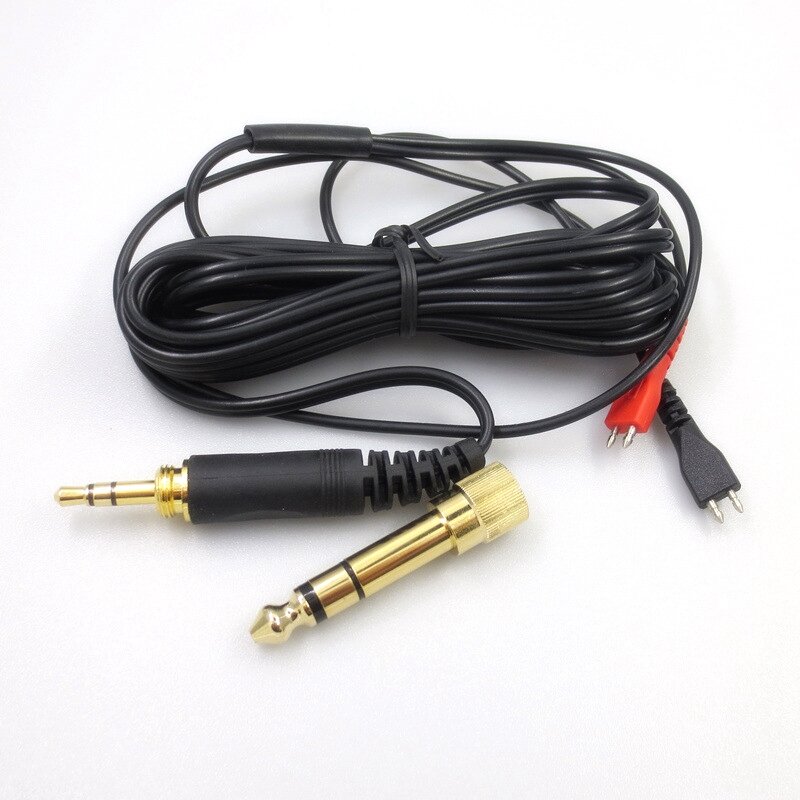Replacement Audio Cable for Sennheiser HD25 HD25-1 HD25-1 II HD25-C HD25-13 HD 25 HD600 HD650 Headphones