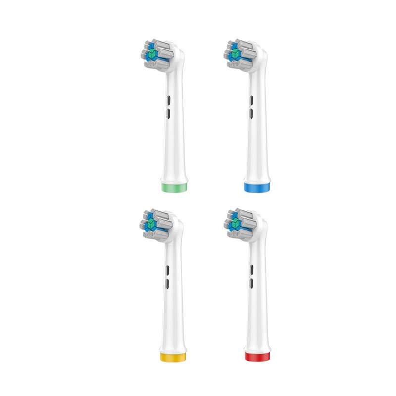 4 сменных насадки для электрической зубной щетки Oral-B, подходит для моделей Advance Power/Pro Health/Triumph/3D Excel/Vitality Precision Clean