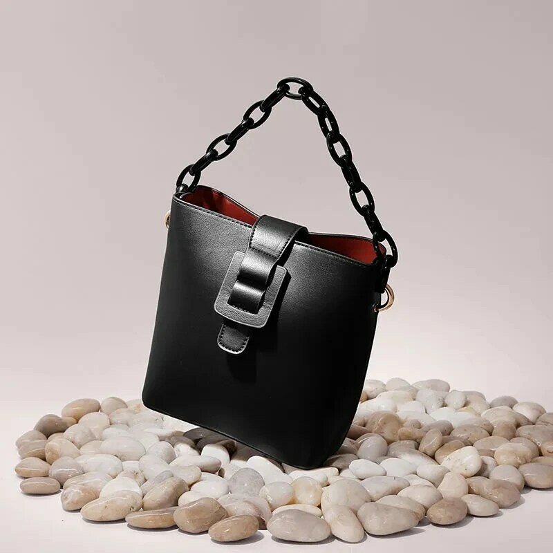 2022 nuove borse a secchiello di design di lusso borse a tracolla a catena in pelle da donna per borse da donna borse a tracolla Messenger frizione femminile