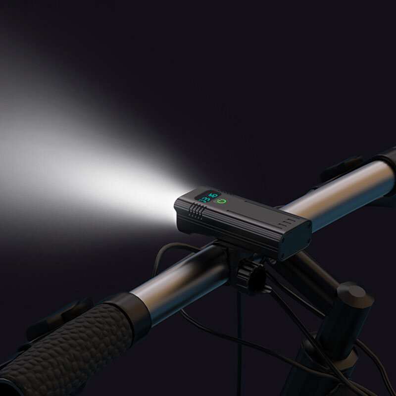 Фонарь велосипедный светодиодный, 8 светодиодов, 10000 мАч, зарядка через USB