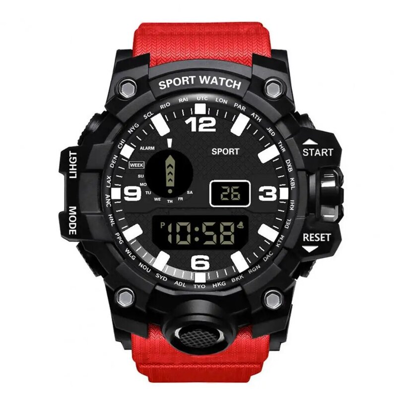 Simple Digital Watch Portable Men Watch Korean Styles LED Stopwatch Sports Wristwatch  Decoration