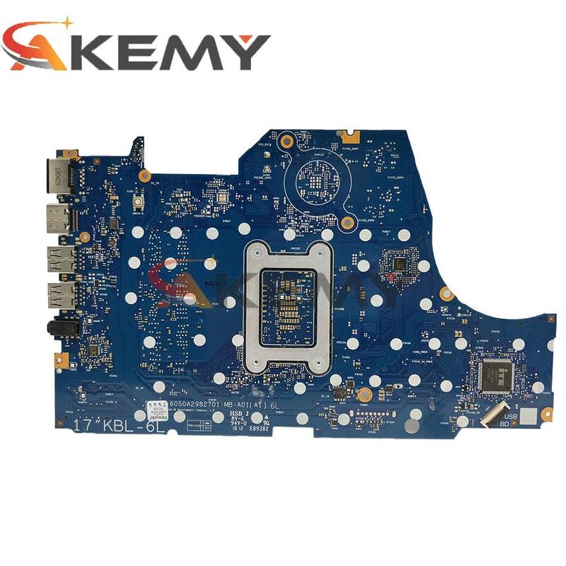 For HP 17-BY 17-BY0061ST Laptop Motherboard L22737-601 L22737-001 6050A2982701-MB-A02 SR3W0 I3-8130U CPU DDR4