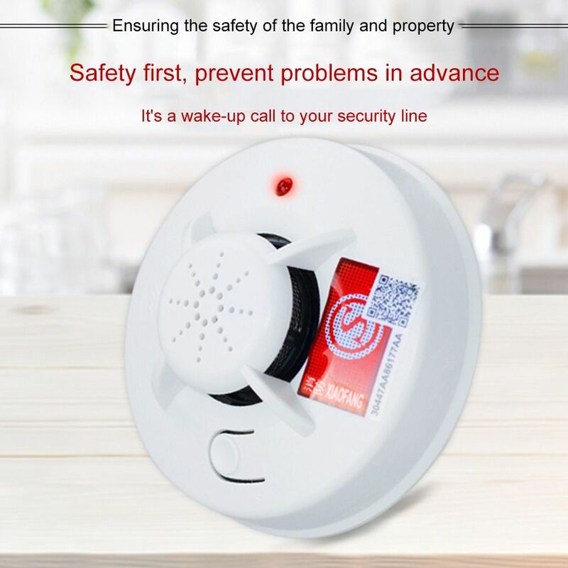 Detector de humo inalámbrico para el hogar, Detector de humo, Sensor de Gas veneno, alarma de advertencia, probador de moda, seguridad duradera