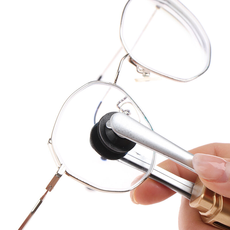 Kacamata Hitam Profesional Pembersih Kaca Kit Pembersih Sikat Perawatan Penglihatan Alat Kacamata Bersih Nettoyage Lunette