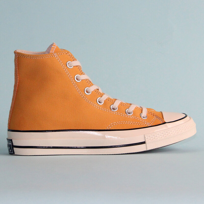 حذاء كلاسيكي من CHUCK Converse موديل 1970S أصلي أحذية رياضية للجنسين أحذية تزلج صفراء 162054C