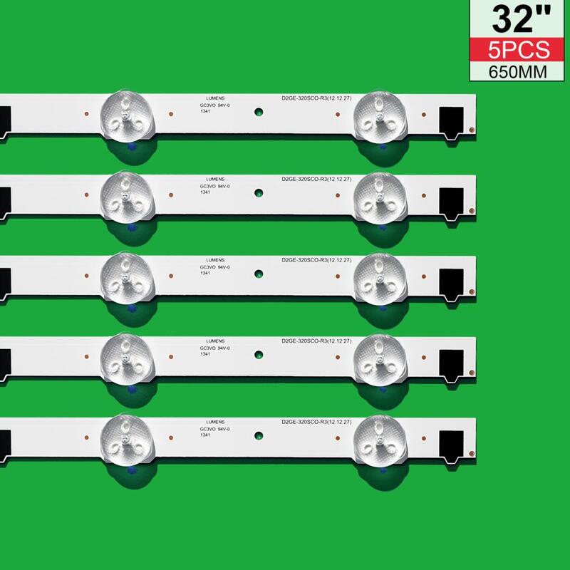 Bande LED pour Samsung REV1.8, 5 pièces, HF320CSA-B1, D2GE-320SC0-R3,, 9