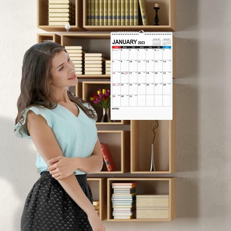 Настенный подвесной календарь 2023, подвесной календарь 2023-2024, вертикальный подвесной календарь, использование сейчас до июня 2024 года, минималистичный дизайн 2023