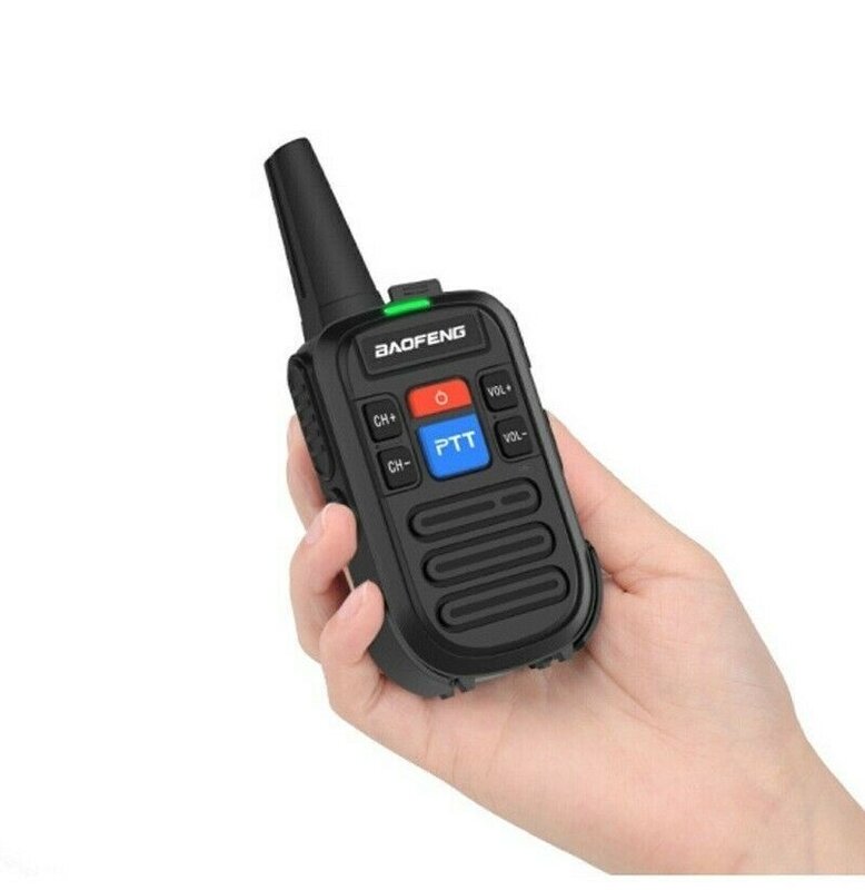 Reino unido estoque 2 x baofeng c50 mini duplo walkie talkies conjunto