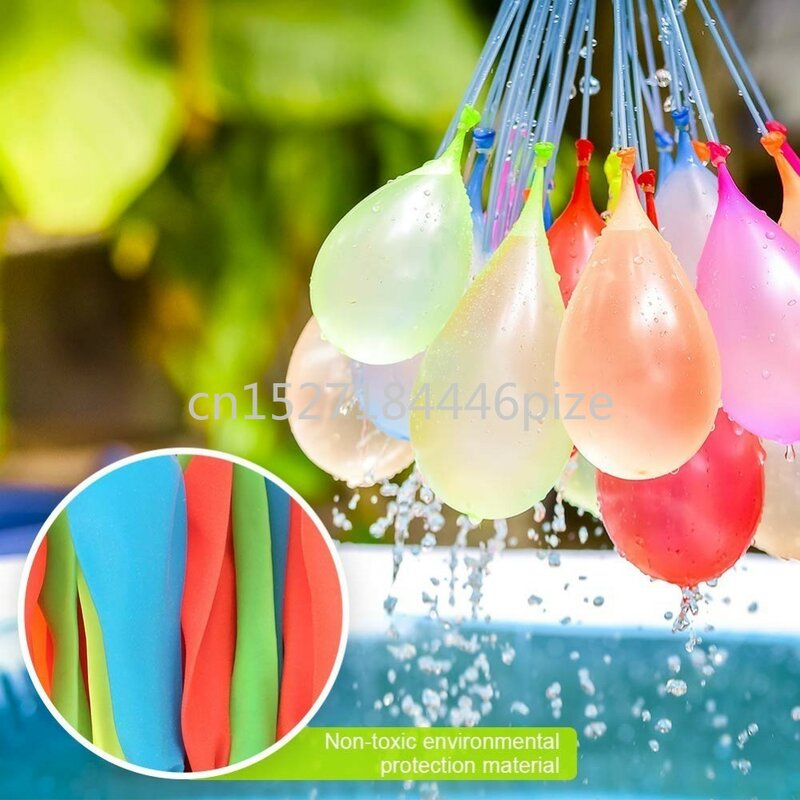 111pcs/bag Filling Water Balloons Funny Summer Outdoor Toy Balloon Bundle Water Balloons Bombs Novelty Gag Toys For Children