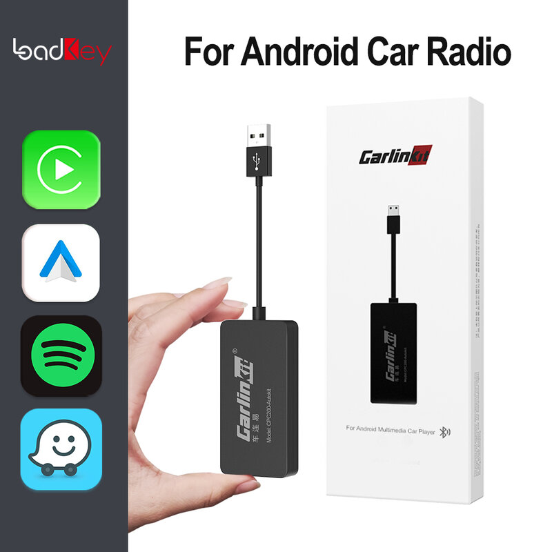 Loader key & Carlinkit – adaptateur CarPlay sans fil Android Auto, Dongle pour modifier l'écran Android de voiture, Ariplay Smart Link IOS15