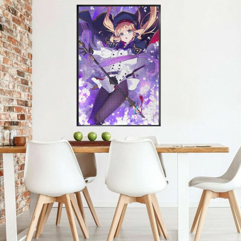 Puzle de material de Anime para adultos, pintura de póster de Fate Grand Order, juguete para aliviar el estrés, Hentai, decoración Sexy para habitación de Merch, 1000 piezas