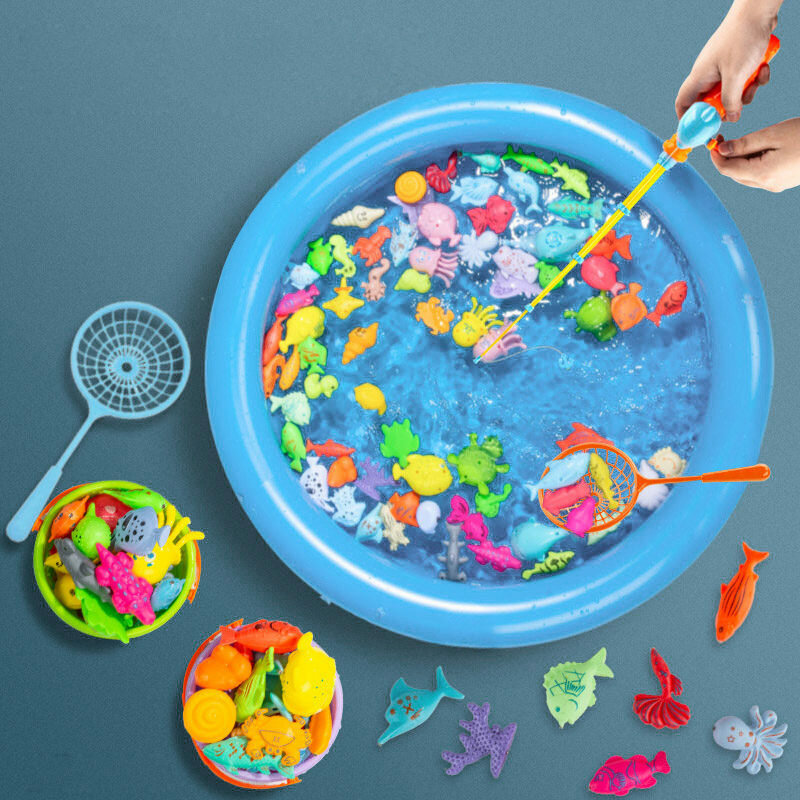 Montessori Đi Trò Chơi Câu Cá Đồ Chơi Cho Bé 3 Tuổi Từ Trẻ Em Tắm Cá Đồ Chơi Trẻ Em Bàn Nước Bãi Biển Bể đồ Chơi Cho Bé Trai Tặng