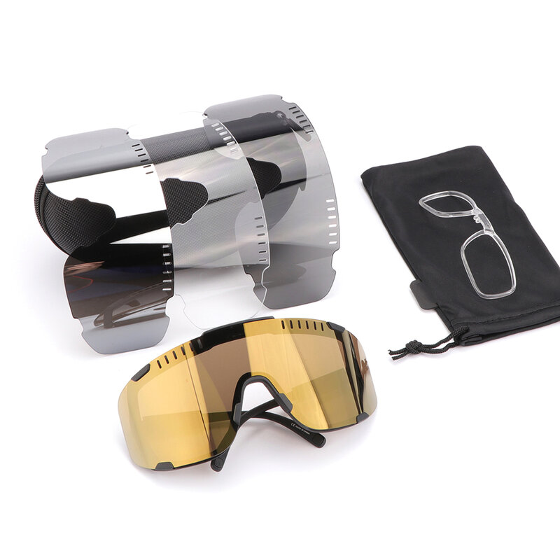 DEVOURS UV400 Cycling Sunglasses Outdoor Sports Glasses Road Bike Sunglasses Bicycle Glasses For Men Women Eyewear Goggles