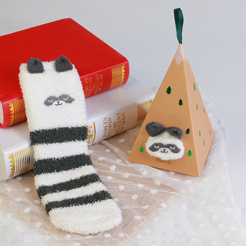 Подарок на день рождения, плотные теплые носки, Подарочная коробка, милая детская Рождественская коробка для детского сада