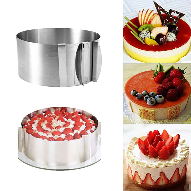 Mold Adjustable Baking Cake Decorating Tool Baking Accessories Mousse Ring Pastry Mold Stainless Steel Baking Accessories