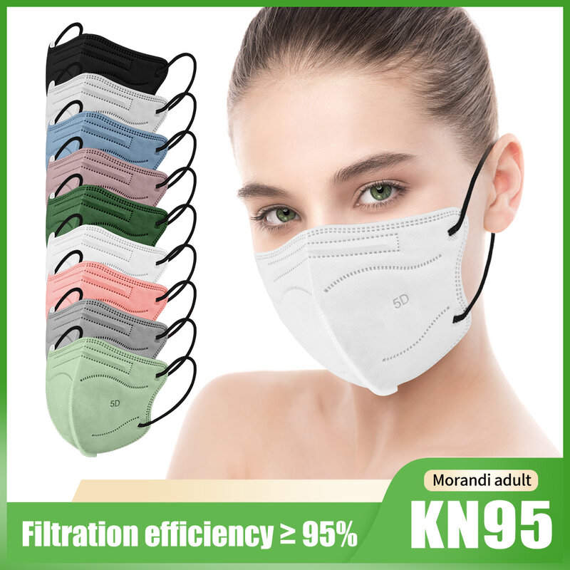 Mascarillas fpp2 con certificado ffp2, KN95 máscara protectora, homologada en españa, 5D