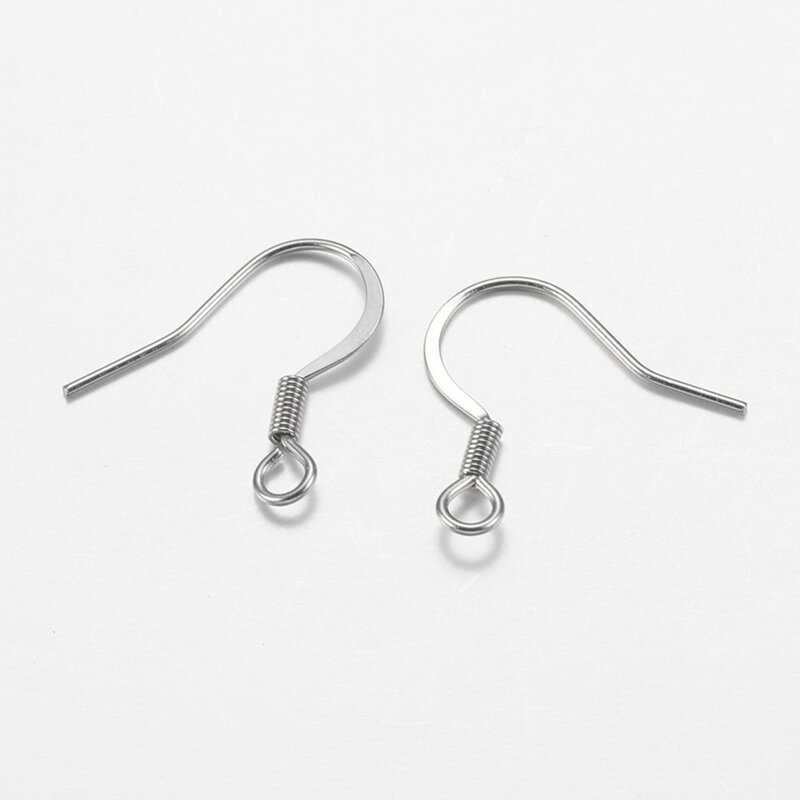 Seasha 20pcs 20x18mm 316L Stainless Steel Anti-allergic Metal Jewelry Making DIY Findings Earrings Hooks Jewellry Craft Material