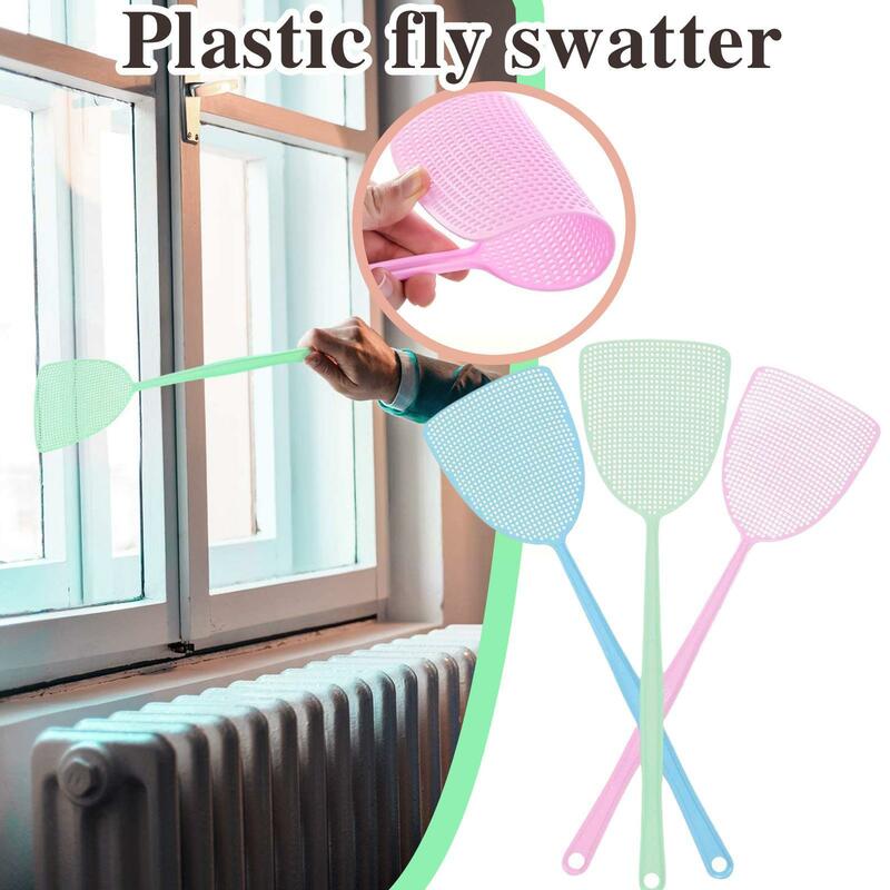 1Pc plastikowe Fly Swatter pokonać owady muchy Pat Anti-mosquito Fly Control zapobiec Pest narzędzie strzelać pułapka zabójca Mosquito Pest F W5R9