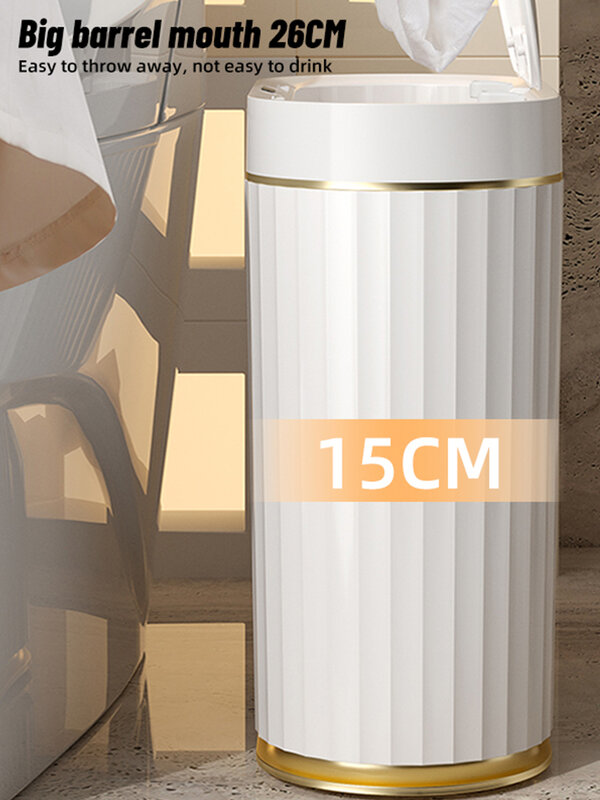 Joybos lata de lixo do banheiro eletrônico automático inteligente sensor de lixo bin resíduos de banheiro doméstico pode suppies casa inteligente