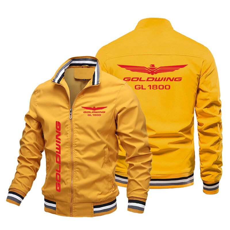Военная куртка-бомбардировщик, куртка-бомбардировщик, мужская куртка-Лаванда из хлопка, большой размер, Молодежный Логотип Honda
