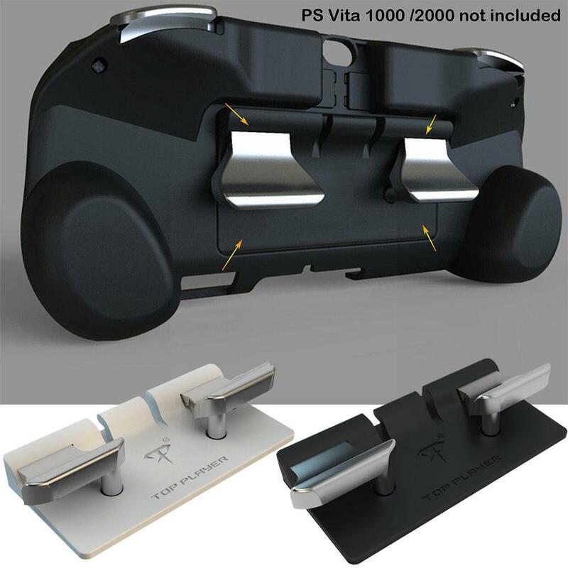 Game Console Botão Voltar FFor PS Vita 1000 PS Vita R3 Usando Sensing Serial Grips Trigger destacável L3 PS4 2000 Acessório B O7Z2