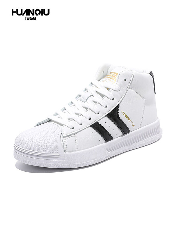 HUANQIU Vulcanized Casual Shoes Women 2022 Multicolor High-top Sneakers Breathable and Comfortable High Quality Sports Shoes