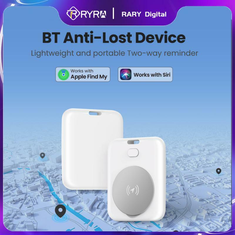 RYRA pelacak mobil Bluetooth Cerdas, perangkat pelacak pencari lokasi Mobil Bluetooth cerdas, pelacak hilang kendaraan hewan peliharaan dengan Apple Find My APP