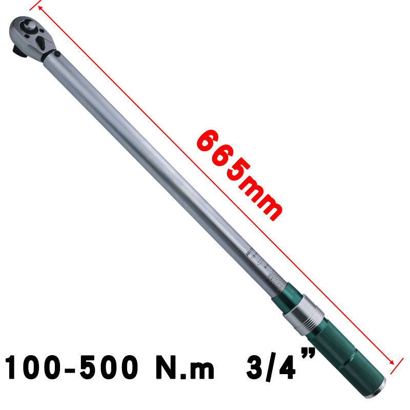 ARITER 40-400nm Adjustable Torque Wrench 1/2 Ratchet head High Accuracy Strength Big Mechanical  Repair Torque wrench