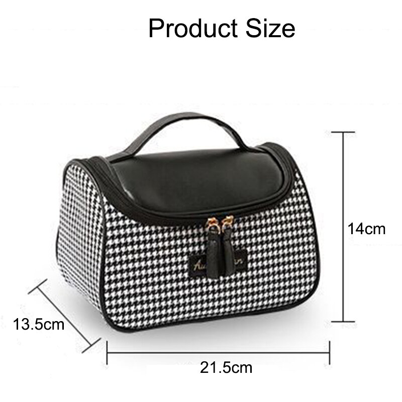 New Large-Capacity Travel Cosmetic Bags Portable Leather Makeup Pouch Women Waterproof Bathroom Washbag Multifunction Toiletry