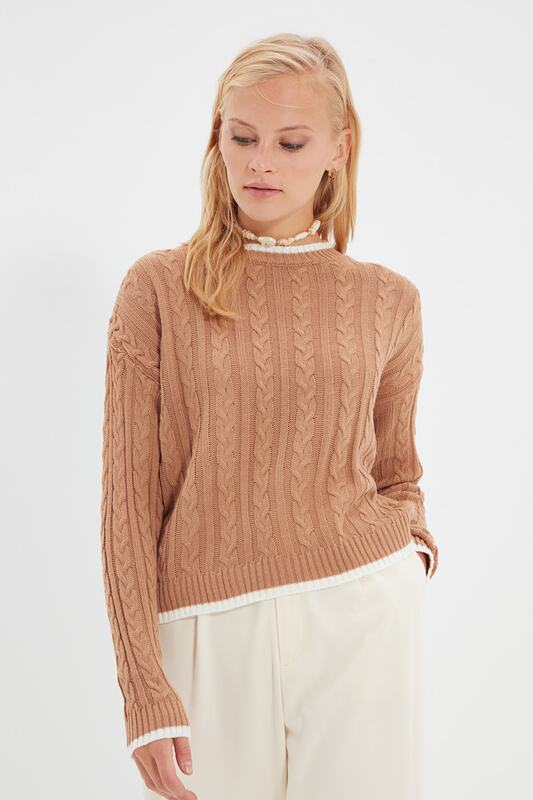 Trendyol – pull en maille, tricot détaillé