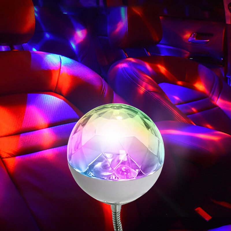 Bola de proyector LED romántica, luces de noche coloridas, decoración de escenario, adornos de decoración para Festival de Navidad