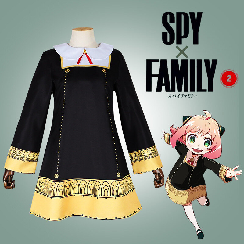 Anime spy×family anya falsificador traje curto rosa peruca cosplay cabelo resistente ao calor sintético festa de halloween mulher bonito perucas
