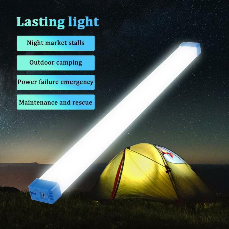 1pc LED Night Light Hanging Magnetic Table Lamp Stepless Dimming Lamp Rechargeable Emergency Light Bedroom Outdoor Portable Lamp