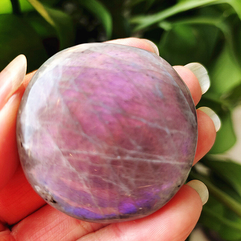 Natural Stone Labradorite Crystal Palm spiritual Reiki Chakra Spiritual Meditation Healing Crystals and Room Decoration Home