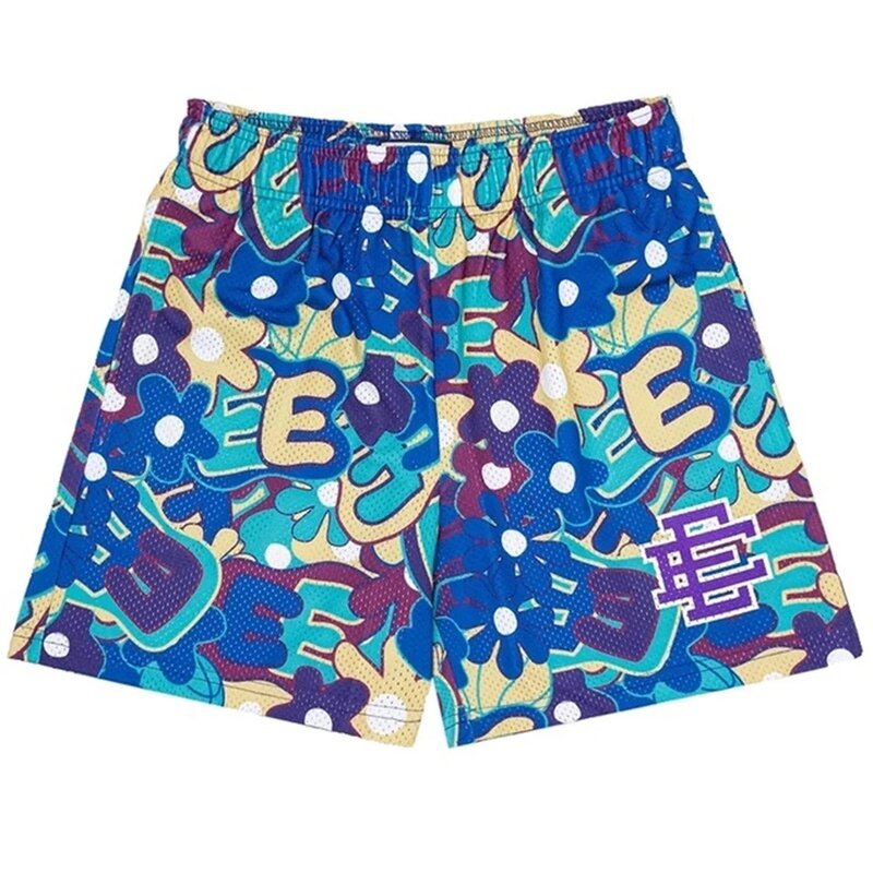 Eric emanmanuel EE Basic Short Summer pantaloncini da uomo Casual Fitness Sports Pants Gym Workout Mesh Shorts
