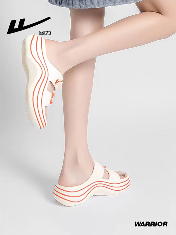 Warrior Summer Platform Sandals Women Slippers 2023 Fashion Open Toe Comfort Soft Arch Slippers Outdoor Beach Walking Eva Shoes