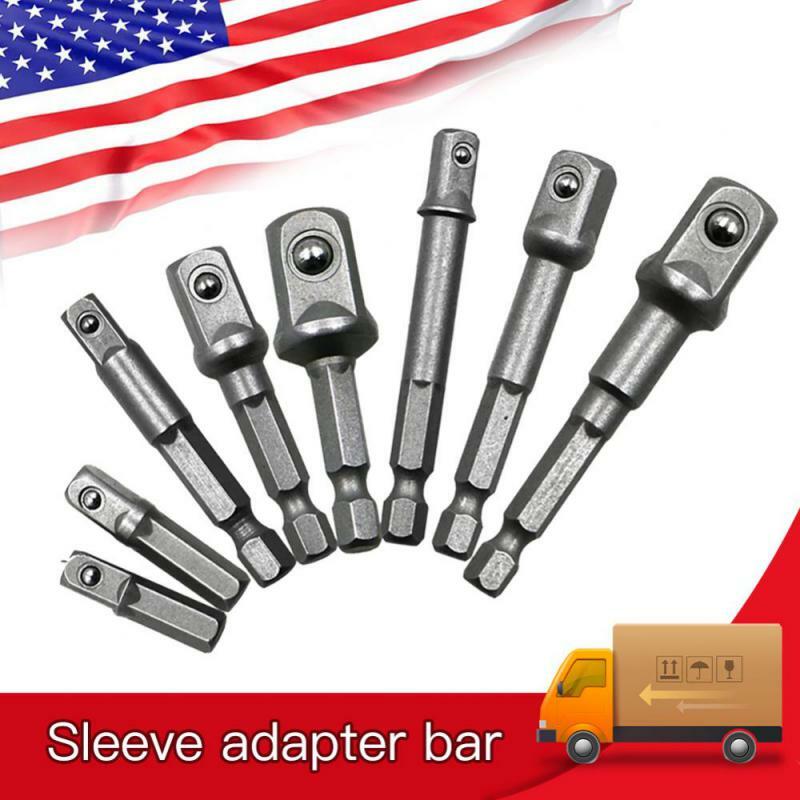 3pcs Hexagonal Handle Rotating Square Head Sleeve Connecting Rod Small 3/8 Air Batch Electric Sleeve Connecting Conversion Rod