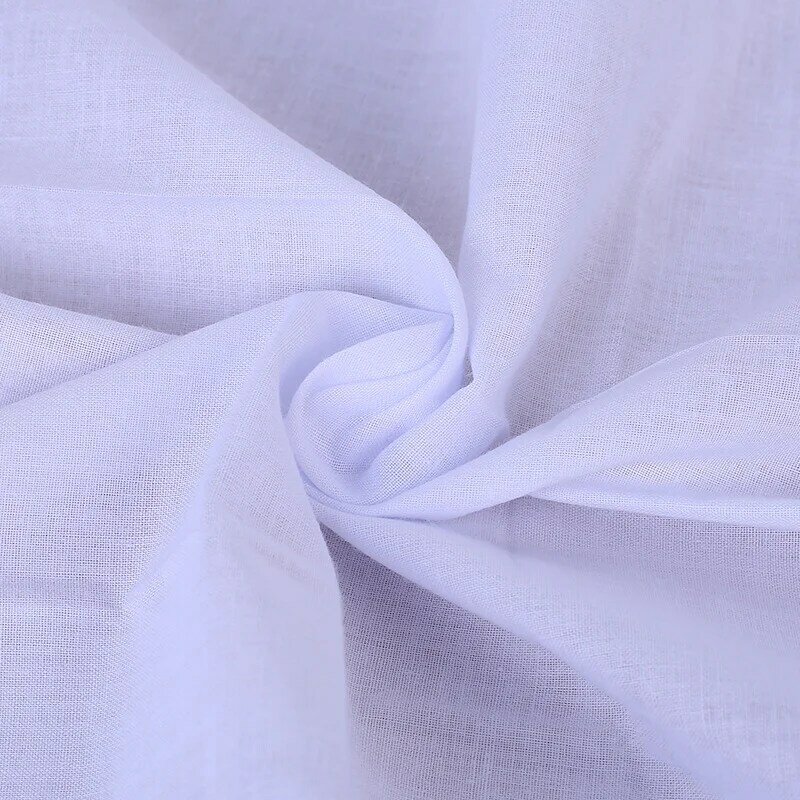1 sztuk męskie białe chusteczki 100% bawełna plac Super miękke zmywalne Hanky pierś ręcznik kieszonkowy plac 40x40cm