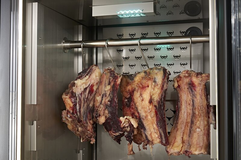 Design elegante carne seca ager gabinete casa/comercial bife carne seca envelhecimento geladeira