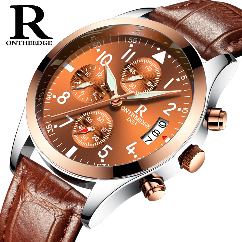 2022 relógios masculinos data automática à prova dwaterproof água esportes relógios de aço inoxidável relógio de luxo da marca superior volante rotativo relógio de quartzo