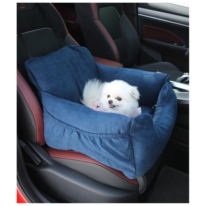 جديد سيارة المحمول الكلب عش الوسادة للإزالة للطي الحيوانات الأليفة السرير متعدد الألوان قماش الحجم: 50-50-30mm