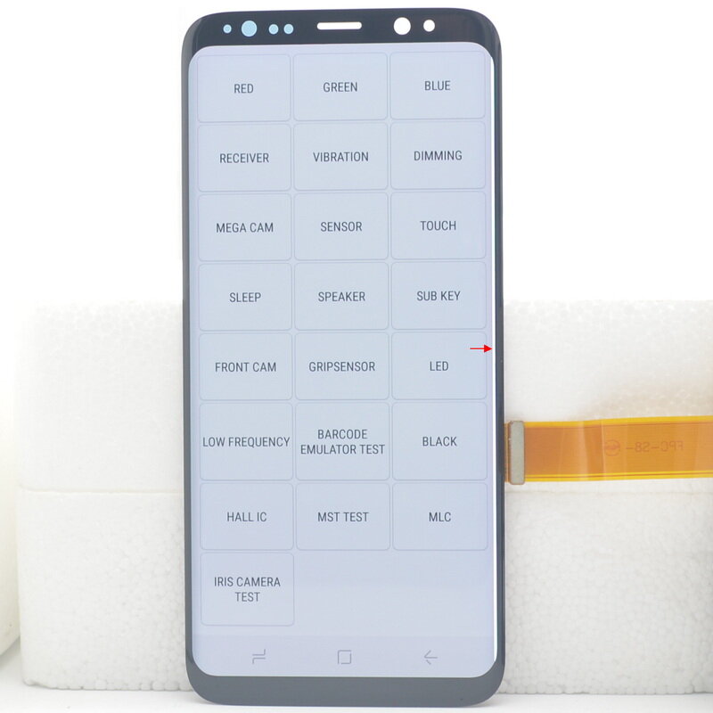 Original S9 LCD-Display für Samsung Galaxy S9 Bildschirm G960 G960F G9600 G960F/DS mit Rahmen 5.8 "Touchscreen Digitalis ierer Ersatz