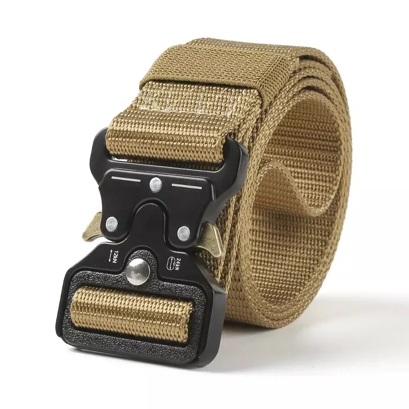 Men's Belt Army Style Outdoor Hunting Tactical Multi Function Combat Survival High Quality Marine Corps Canvas Male Nylon Belts