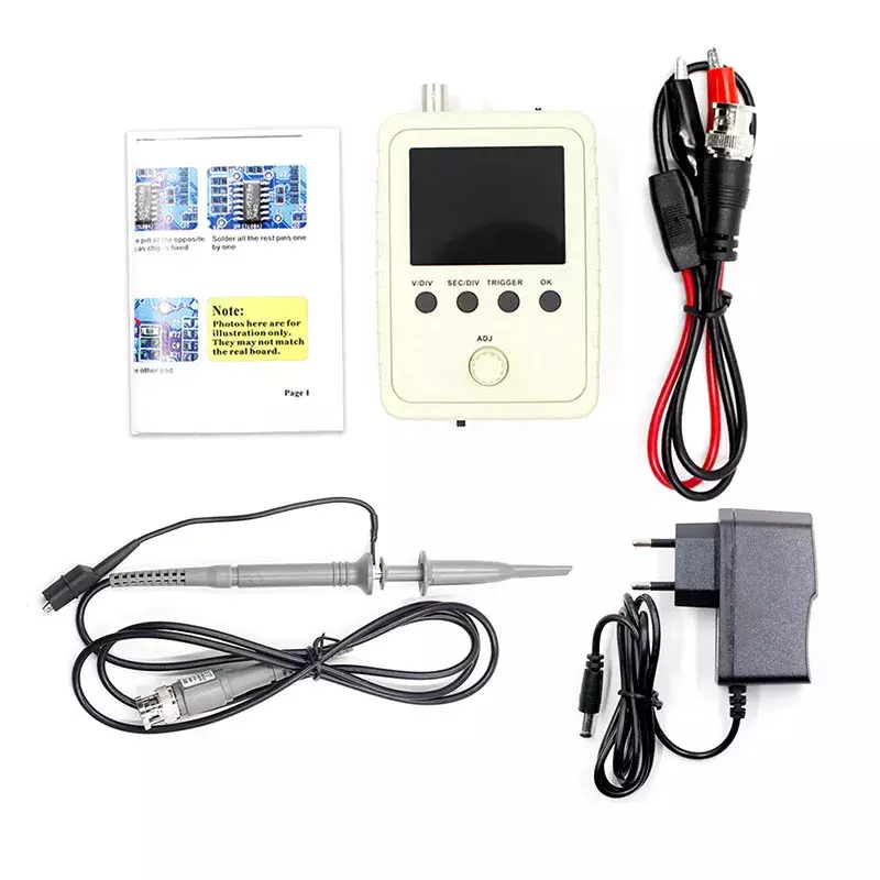 DSO FNIRSI-150 Kit oscilloscopio tascabile portatile digitale 1MSa/s 200KHz supporto larghezza di banda analogica 80KHz PWM e aggiornamento Firmware
