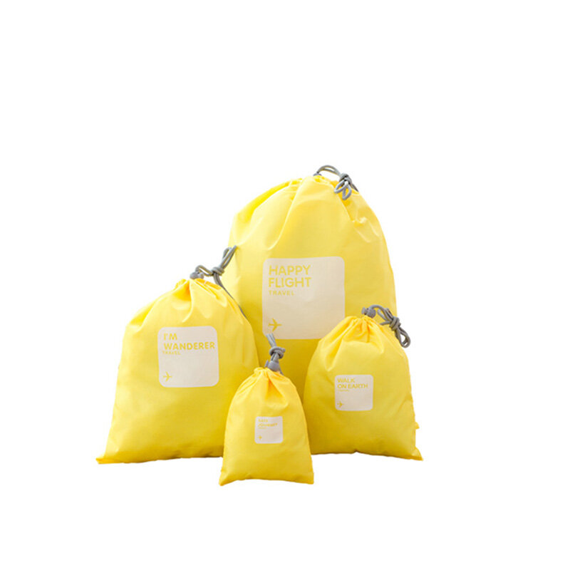 4 sztuk/partia torby podróżne podróży buty makijaż organizator torba na pranie bielizna kosmetyki Camping przechowywania wodoodporna