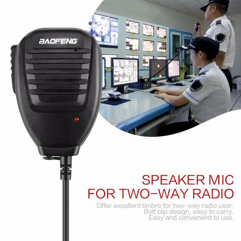 Novo microfone alto-falante para baofeng UV-5R BF-888S midland rádio comunicação acessórios à prova dtwo água ptt ombro rádio em dois sentidos