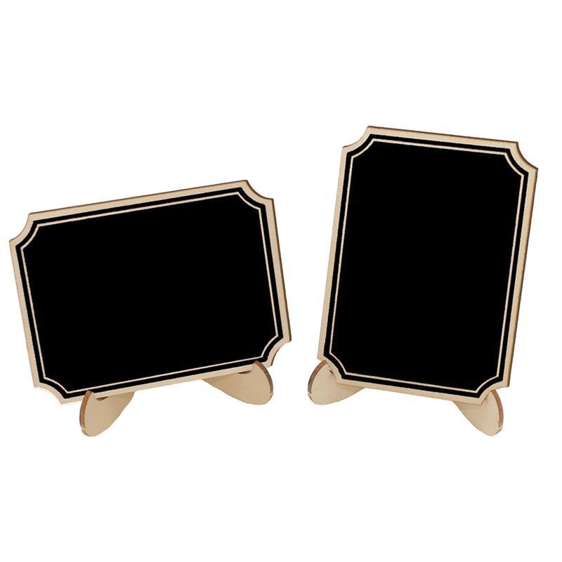 10pcs Mini Chalkboards with Support for Message Board Signs Wedding Dinner Party Table Place Signs