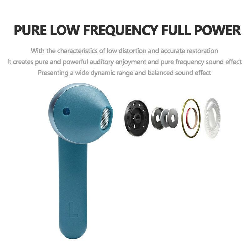 JBL – écouteurs sans fil Bluetooth tws, oreillettes stéréo, son, avec étui pour micro, d'origine