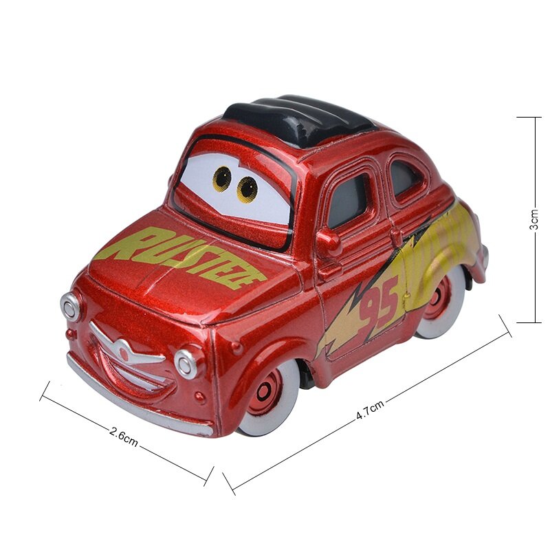 Игрушки для мальчиков, Pixar тачки 3, молниеносный Маккуин, совместимы с моделями машин 1:55, из сплава