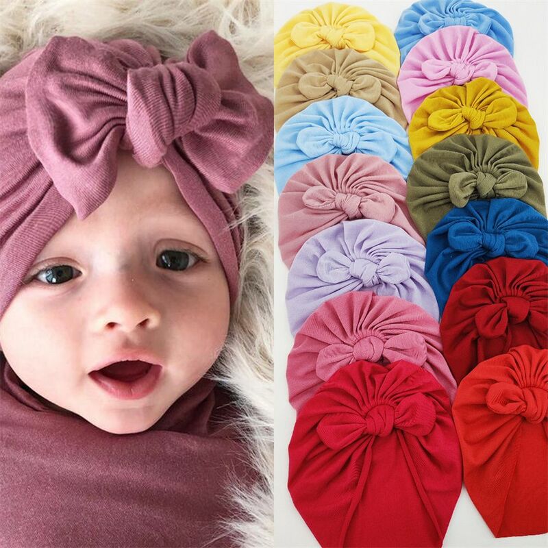 accesorios para el cabello para bebé,gorro de bebé turbant 